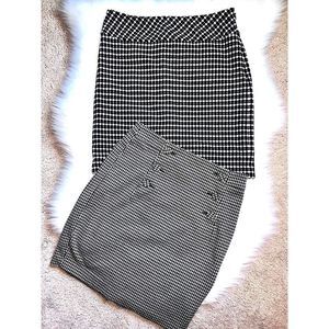 LOFT AND H&M SKIRT LOT WOMENS SIZE 4